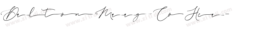 Dalton Maag Co Hea字体转换